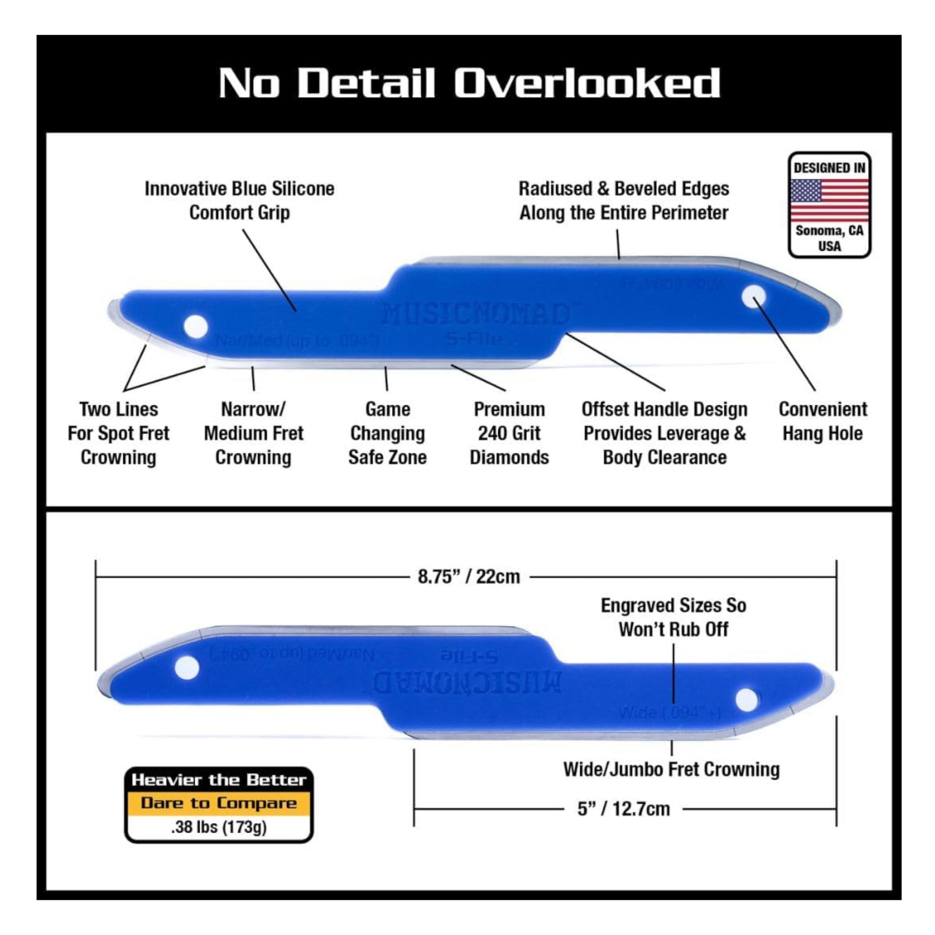 Guitar Fret Leveling Kit MN872